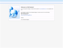 Tablet Screenshot of dnbsolution.com
